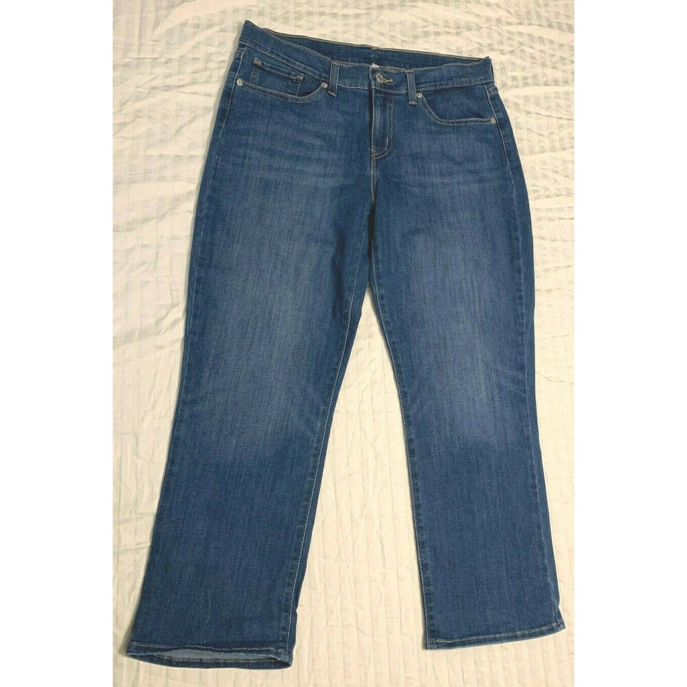 LEVI STRAUSS WOMENS JEANS CAPRIS PANTS W29   WAIST 31/26